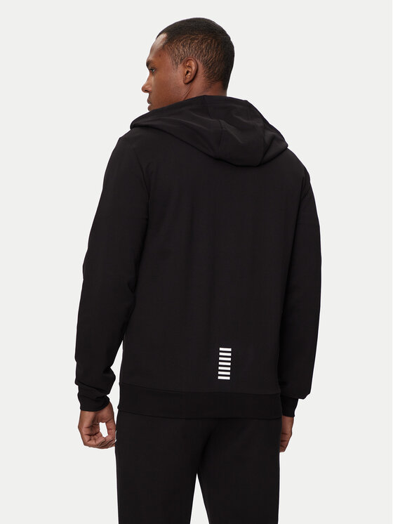 EA7 Emporio Armani EA7 Emporio Armani Mikina 8NPM33 PJVRZ 1200 Černá Regular Fit
