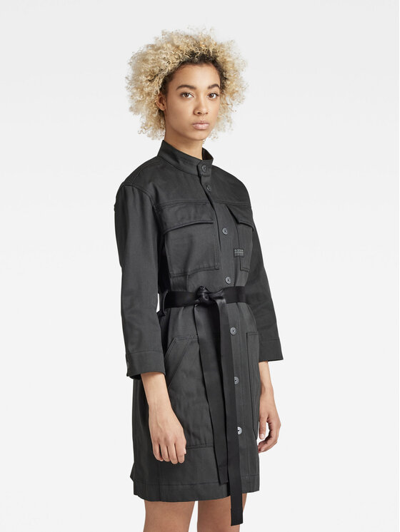 G-Star Raw G-Star Raw Rochie de blugi D17878-D189-1 Negru Regular Fit