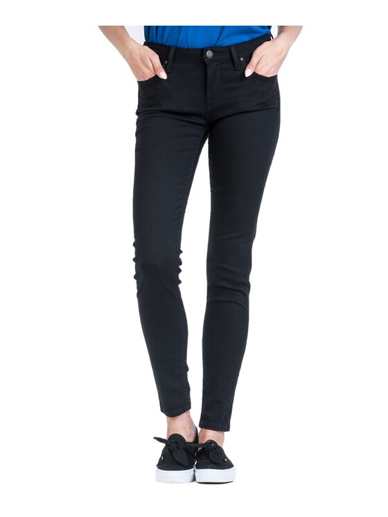 Lee Lee Jeansy L526FS47 Czarny Skinny Fit