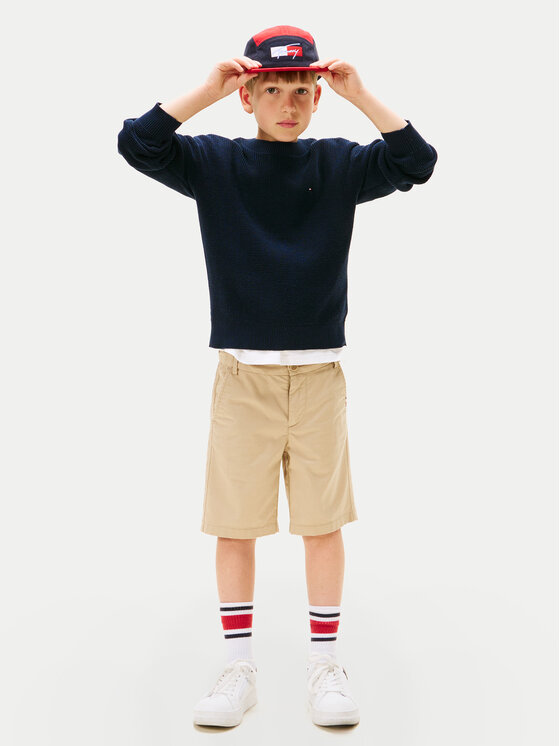 Tommy Hilfiger Tommy Hilfiger Пуловер KB0KB09756 Тъмносин Regular Fit