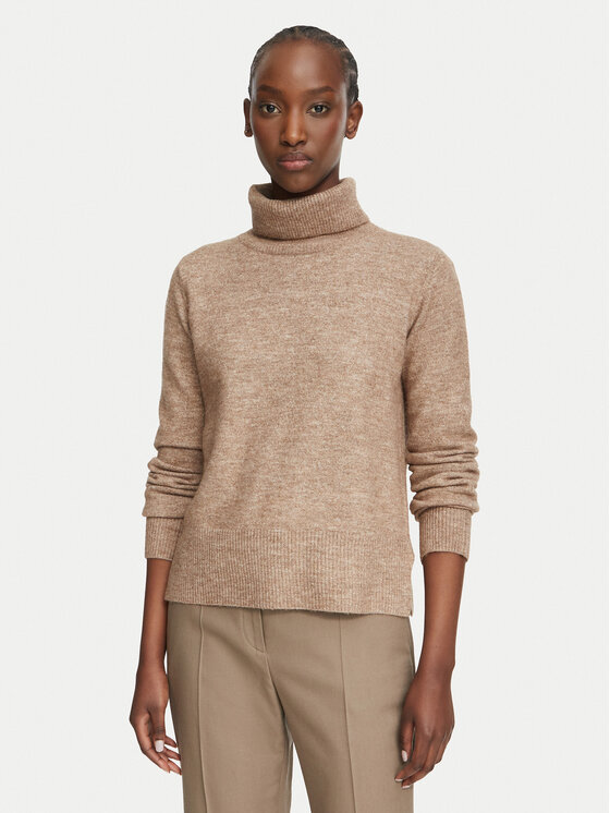 Simple Simple Rolák 62SWD102 Světle hnědá Regular Fit