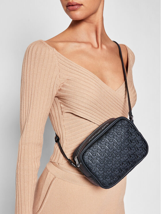 Calvin Klein Jeans Calvin Klein Jeans Handtasche Camera Bag Aop K60K608141 Schwarz