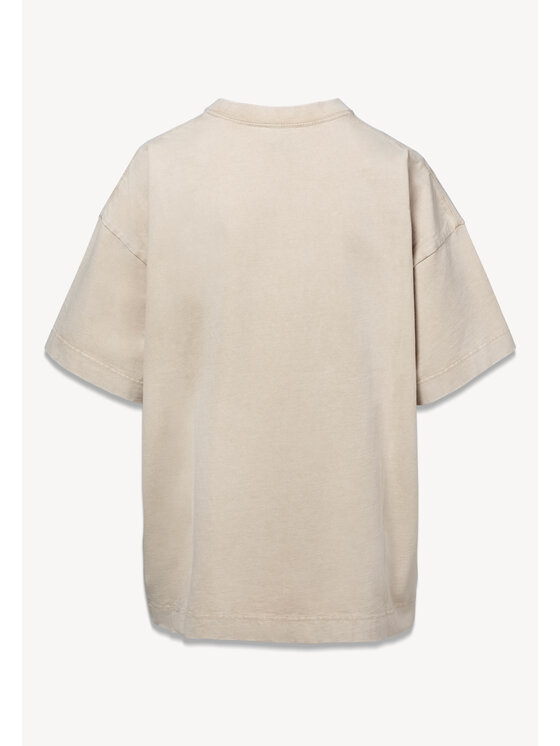 BIZUU BIZUU T-Shirt PAPLYS Beżowy Standard Fit