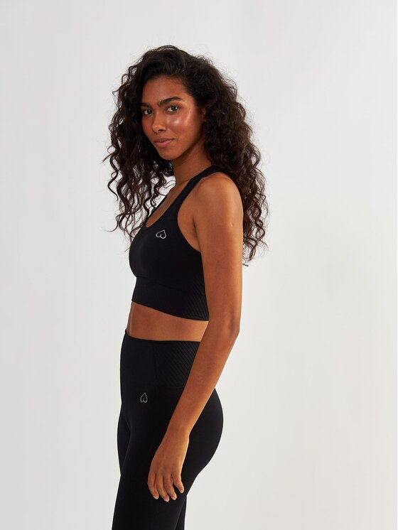 BeShaped BeShaped Biustonosz sportowy Bezszwowy Femme Force Czarny