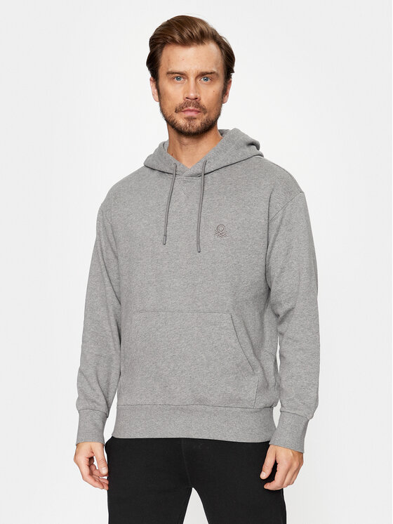 United Colors Of Benetton Bluză 3J73U200Z Gri Regular Fit