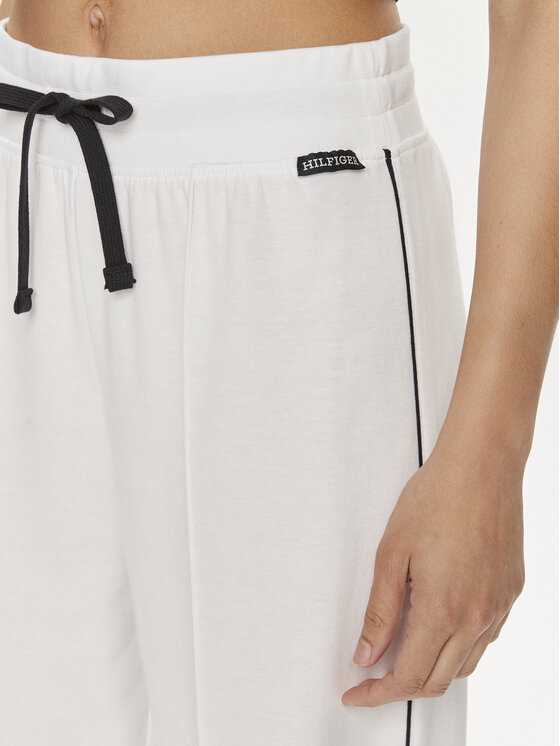 Tommy Hilfiger Tommy Hilfiger Pantaloni da tuta UW0UW05237 Bianco Relaxed Fit