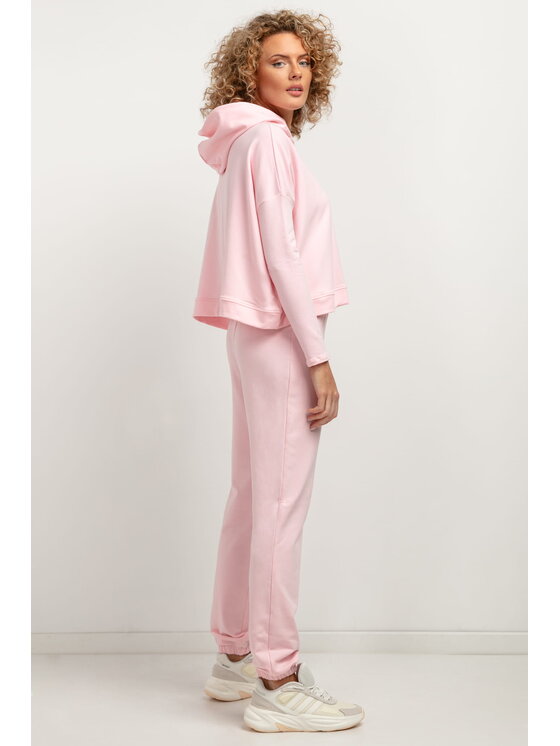 Tessita Tessita Bluza T380 Różowy Loose Fit