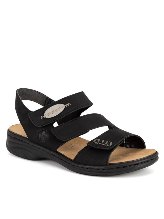 Rieker Rieker Sandali 64573-00 Črna