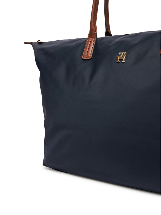 Tommy Hilfiger Tommy Hilfiger Torbica Popette Maxi Tote AW0AW17996 Tamnoplava