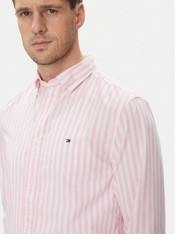 Tommy Hilfiger Tommy Hilfiger Košile MW0MW39159 Růžová Regular Fit