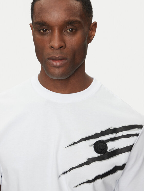 Plein Sport Plein Sport T-shirt SAEC MTK8019 STE001N Bijela Regular Fit
