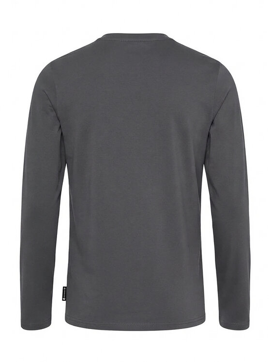Ombre Ombre Longsleeve L171 Szary ciemny Regular Fit