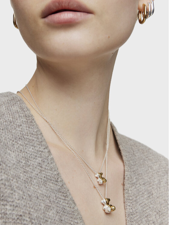 TOUS TOUS Колие My Other Half 1004098300 Сребрист