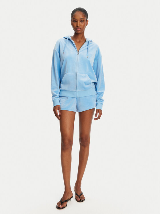 Juicy Couture Juicy Couture Szorty sportowe Eve JCBHS224801 Niebieski Regular Fit