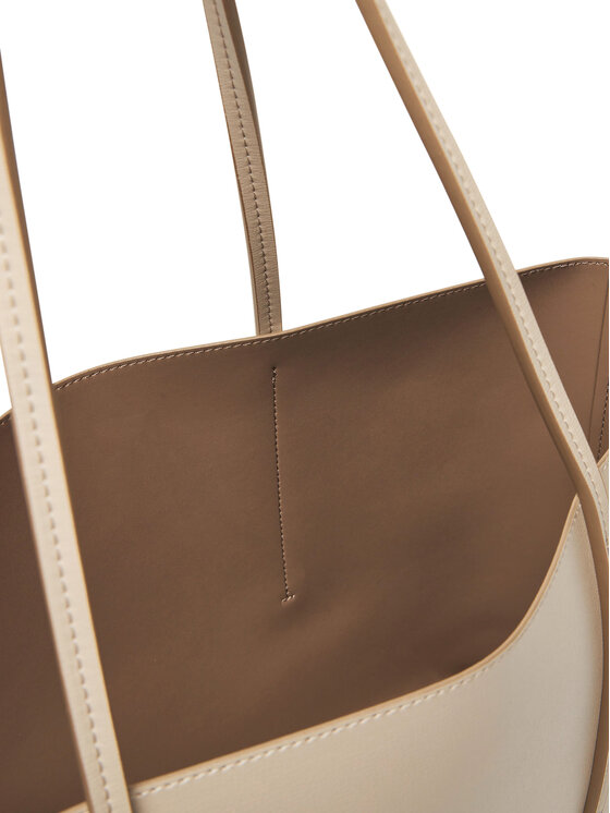 Calvin Klein Calvin Klein Kabelka Foil Logo Tote W/Pouch LV04F3274G Béžová
