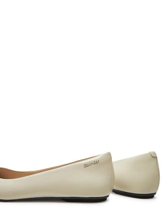 Calvin Klein Calvin Klein Balerinke Round Ballerina HW0HW02449 Écru