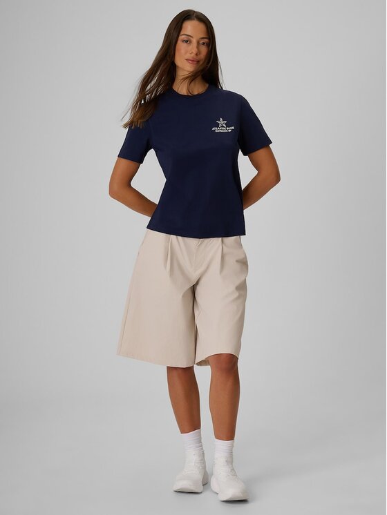 4F 4F T-shirt 4FRSS26TTSHF4021-31S Blu scuro Relaxed Fit
