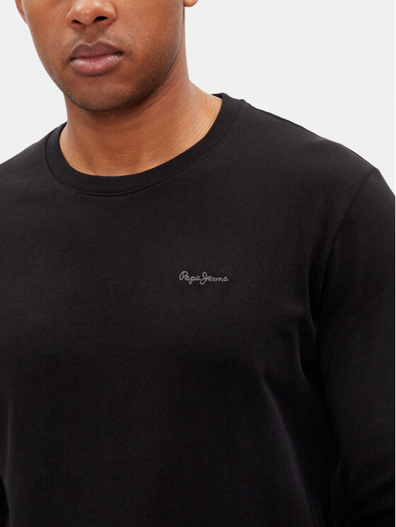 Pepe Jeans Pepe Jeans Longsleeve Connor PM509219 Negru Regular Fit