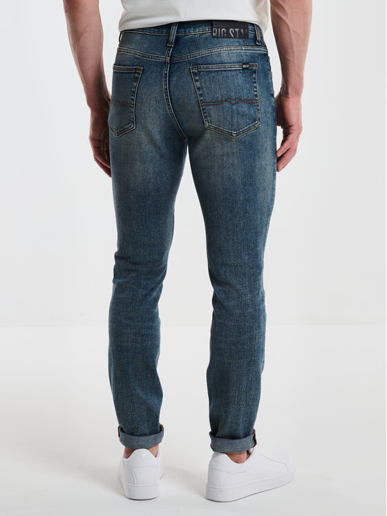 BIG STAR BIG STAR Jeansy ERVAD Granatowy Skinny Fit