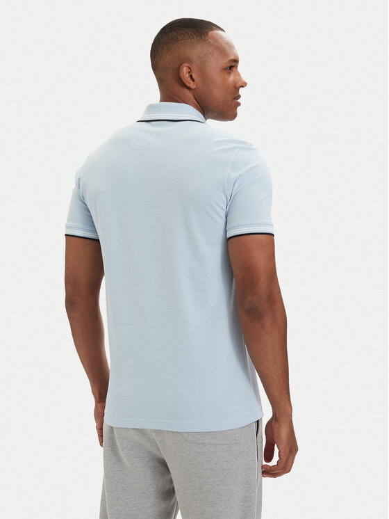 BOSS BOSS Polo särk Paul 50506193 Helesinine Slim Fit