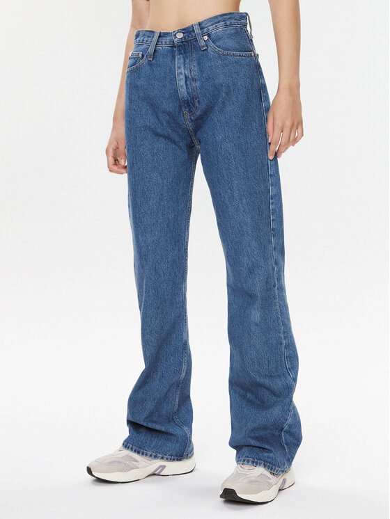 Calvin Klein Jeans Blugi Authentic J20J221803 Albastru Bootcut Fit