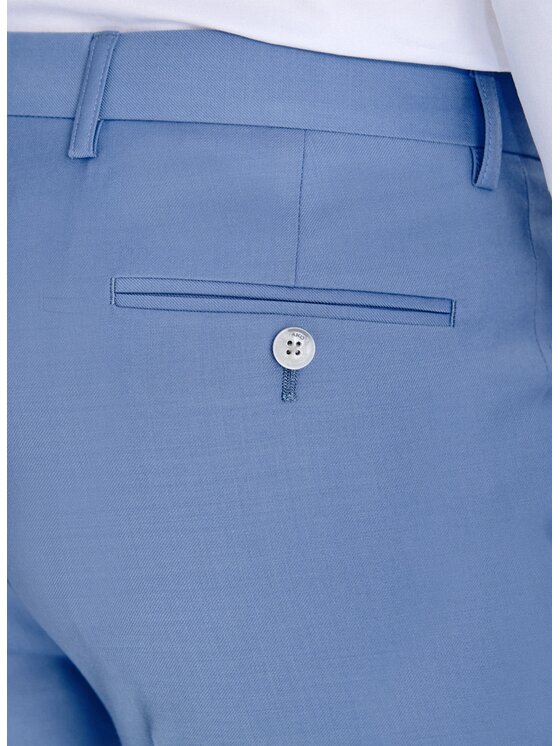 Pako Lorente Pako Lorente Spodnie garniturowe P26SP-6G-003 Niebieski Slim Fit