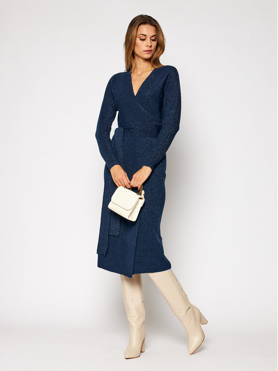 Vestito di maglia Panca 83248420 Blu scuro Regular...