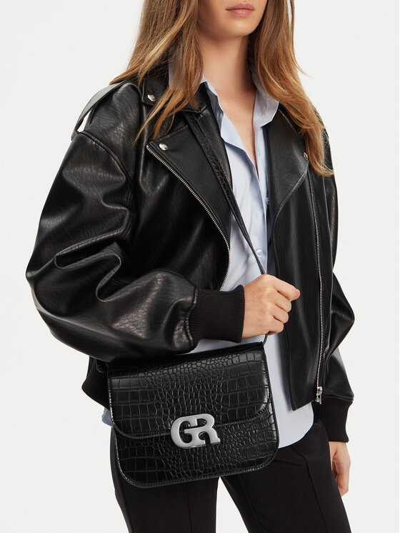 Gino Rossi Gino Rossi Ročna torba CEO-LINA-KQ44-CROCCO Črna