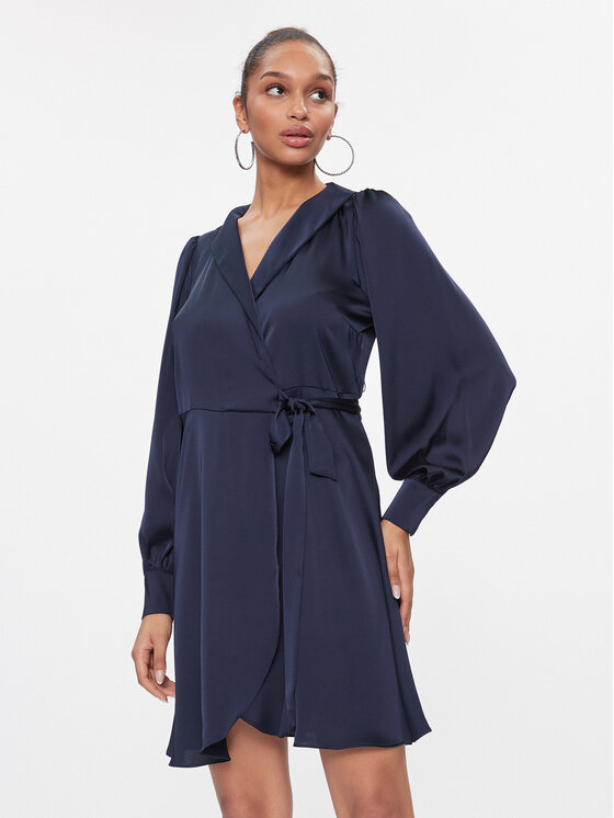 Vila Vila Coctailkleid Ravenna 14084510 Dunkelblau Regular Fit