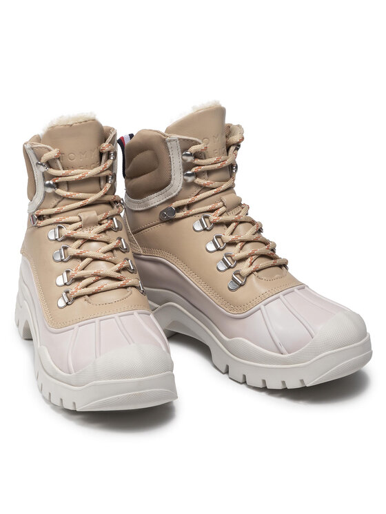 Tommy Hilfiger Tommy Hilfiger Tronchetti Warmilined Outdoor Boot FW0FW05973 Beige