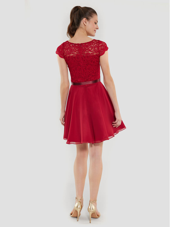 Swing Swing Rochie cocktail 77760510 Roșu Regular Fit