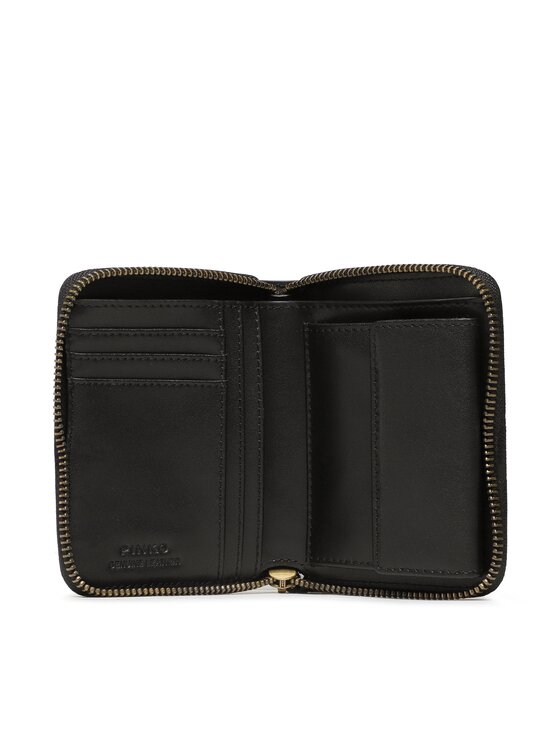 PINKO PINKO Veľká dámska peňaženka Taylor Zip Around 100249 A0F1 Čierna