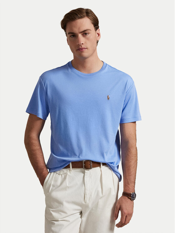 Polo Ralph Lauren Tričko 710740727091 Modrá