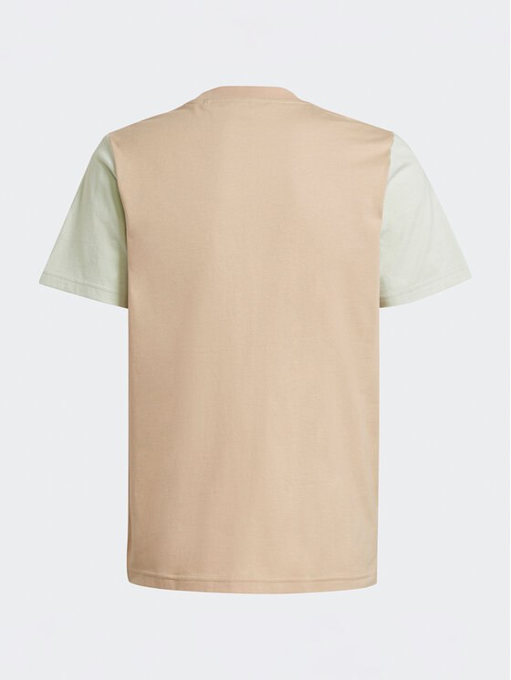 T-shirt Colorblock T-Shirt HK9815 Beige Regular