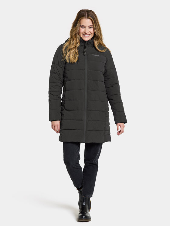Didriksons Didriksons Μπουφάν χειμωνιάτικο Katrin Wns Parka 505088 Μαύρο Standard Fit