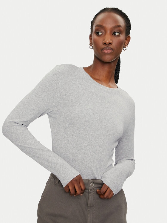 ONLY ONLY Blūze Riley 15323159 Pelēks Slim Fit