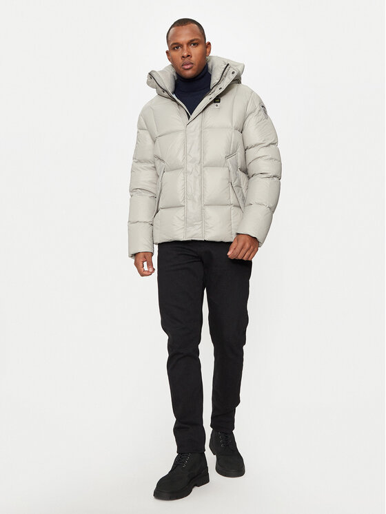 Blauer Blauer Пухено яке 24WBLUC03025 Сив Regular Fit