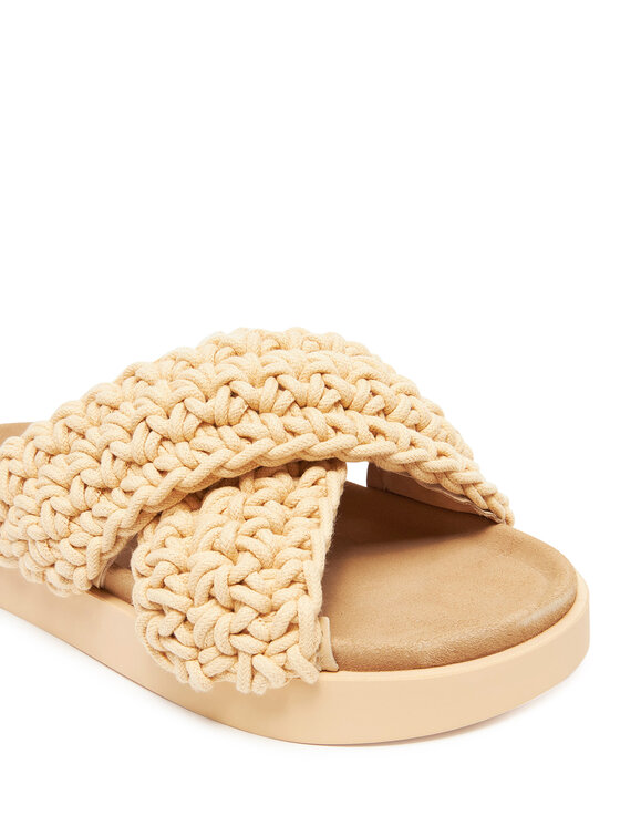 Inuikii Inuikii Klapki Woven Strap Stones 70104-367 705 Beżowy