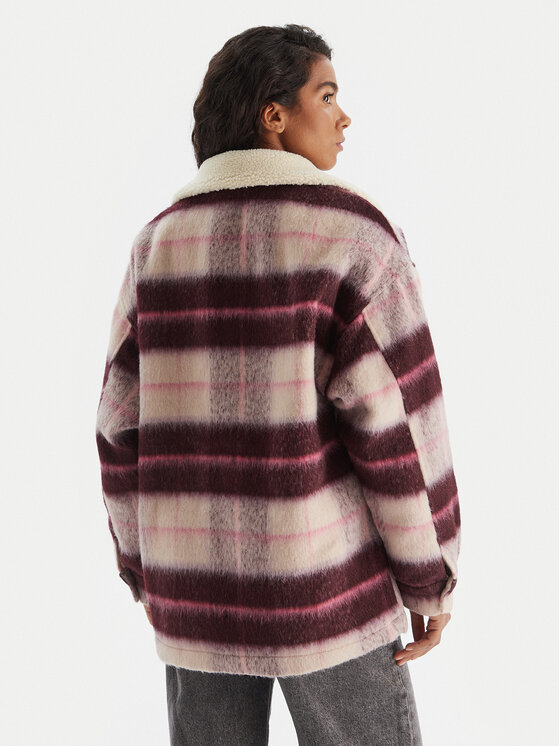 Roxy Roxy Prijelazna jakna Passage Of Time ERJJK03670 Tamnocrvena Relaxed Fit