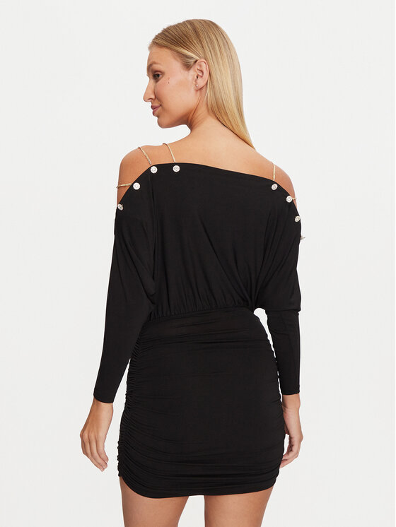 Marciano Guess Marciano Guess Sukienka koktajlowa 4BGK80 6257A Czarny Regular Fit