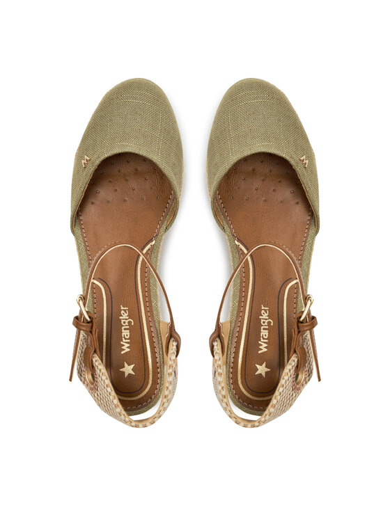 Wrangler Wrangler Espadrillid Bela Women Semi Wedge 20241055 Roheline