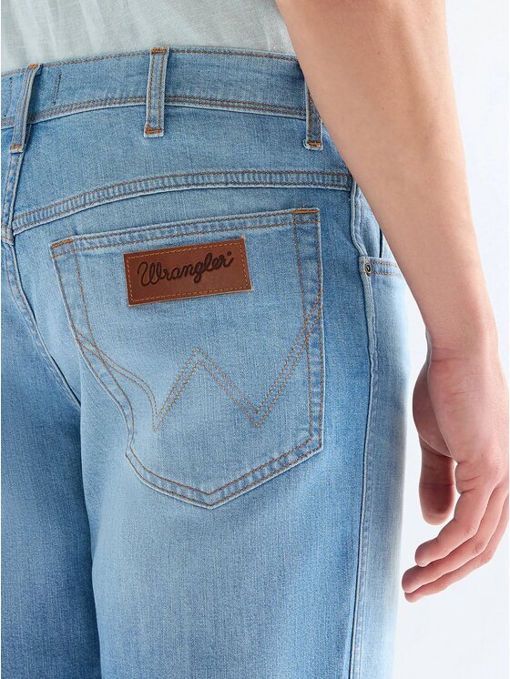 Wrangler Wrangler Szorty jeansowe TEXAS SHORTS Niebieski Regular Fit
