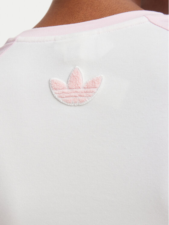 adidas adidas Marškinėliai Care Bears KR9628 Balta Slim Fit