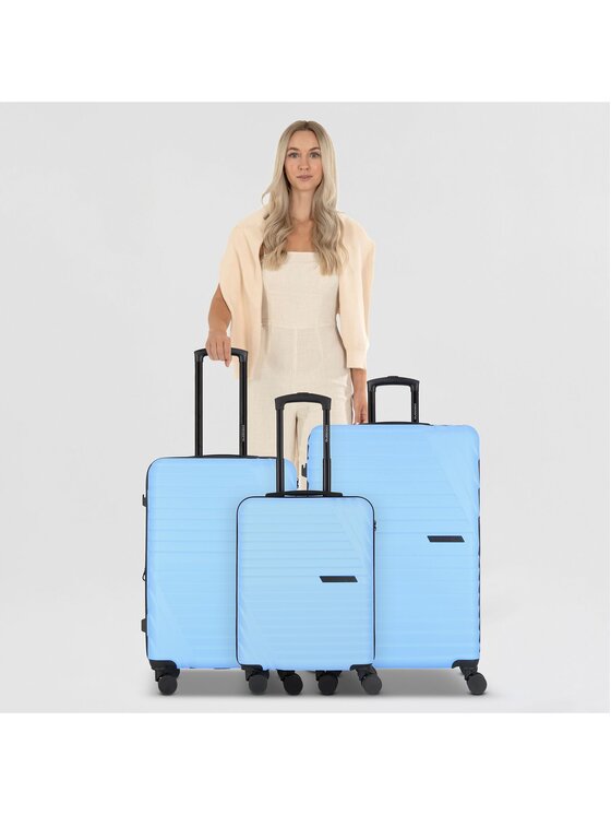 cocoono cocoono Komplet walizek 322988 Błękitny