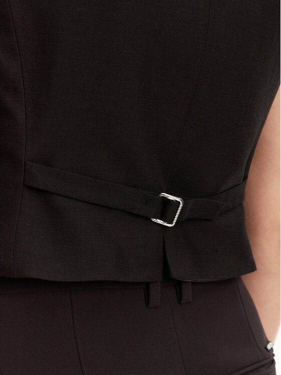 Weekend Max Mara Weekend Max Mara Mellény Pace 2515151012 Fekete Slim Fit