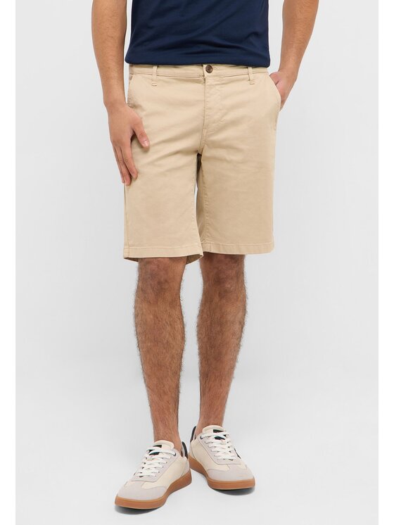 Mustang Mustang Pantaloncini di tessuto Brad Chino Shorts Beige Regular Fit