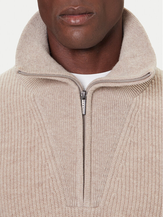 Bugatti Bugatti Πουλόβερ 7500-85566D Μπεζ Regular Fit