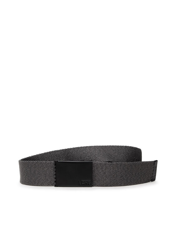 Cintura Intrecciata Regolabile Per Uomo - Senza Fori, Grigia, Larghezza 3,3 Cm, Lunghezza Fino A 125 Cm, Con Sacchetto Regalo