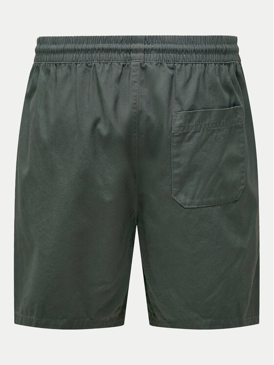 Only & Sons Only & Sons Szorty materiałowe Tel 22027949 Szary Regular Fit