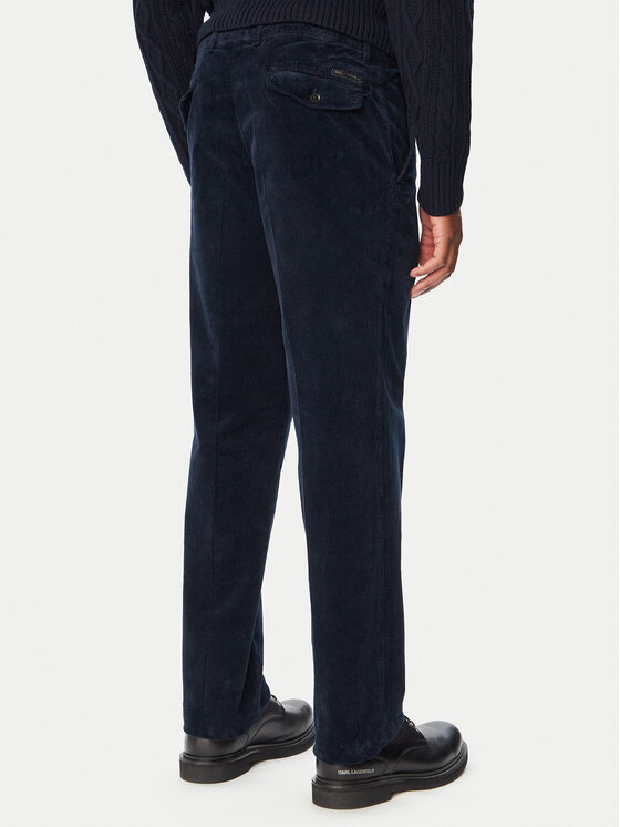 KARL LAGERFELD KARL LAGERFELD Hlače 265358 564827 Tamnoplava Regular Fit